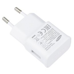 CARICABATTERIE DA RETE USB SAMSUNG BIANCO EP-TA50EWE