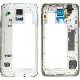 COVER CENTRALE SAMSUNG GALAXY S5 SM-G900 BIANCO