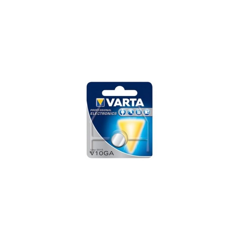 BATTERIA VARTA VG10GA A BOTTONE  ALCALINE-MANGANESE LR54 1.5V