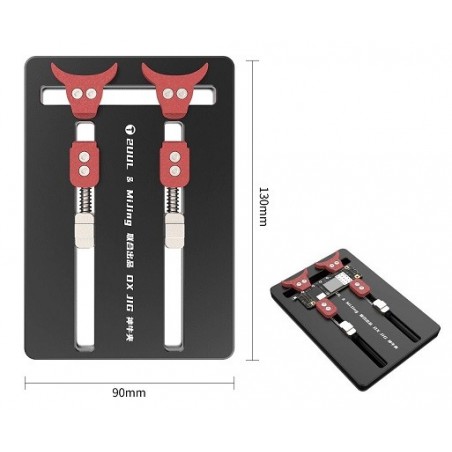SUPPORTO CON MORSETTO BLOCCO SCHEDA MADRE 2UUL MIJING BH01 OX JIG