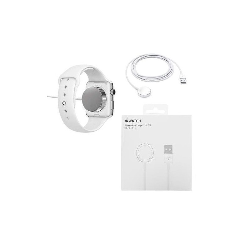 CAVO USB MAGNETICO APPLE WATCH BIANCO 2MT (MU9H2AM/A)