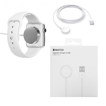 CAVO USB MAGNETICO APPLE WATCH BIANCO 2MT (MU9H2AM/A)