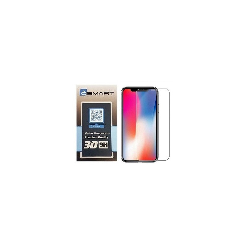 VETRO TEMPERATO APPLE IPHONE X / XS / 11 PRO  - 3D BORDINO TRASPARENTE