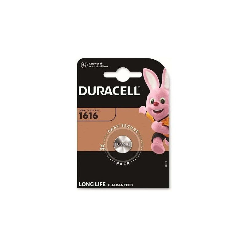 BATTERIA AL LITIO 3 VOLT A BOTTONE CR1016 DURACELL