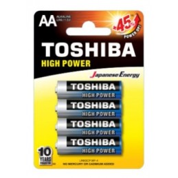 BATTERIA STILO AA ALCALINE TOSHIBA LR6 CONF. 4PZ