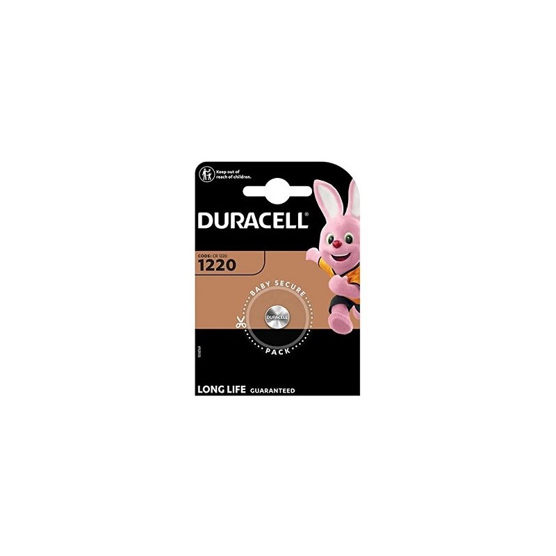 BATTERIA AL LITIO 3 VOLT A BOTTONE CR1220 DURACELL