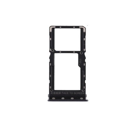 CARRELLO SIM/MEMORY CARD XIAOMI MI A3 NERO