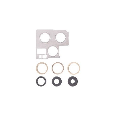 VETRINO FOTOCAMERA POSTERIORE APPLE IPHONE 13 PRO MAX ORO (KIT COMPLETO)