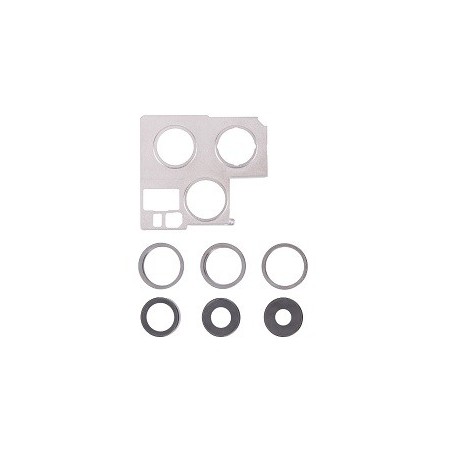 VETRINO FOTOCAMERA POSTERIORE APPLE IPHONE 13 PRO MAX NERO GRAPHITE (KIT COMPLETO)