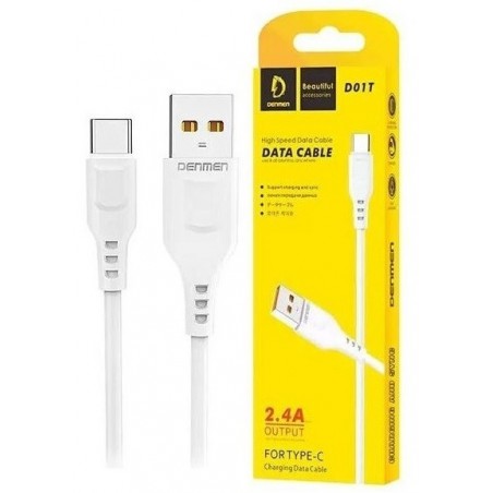CAVO TYPE-C / USB 1MT BIANCO VDENMENV D01T