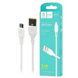 CAVO MICRO USB / USB 1MT BIANCO VDENMENV D01V