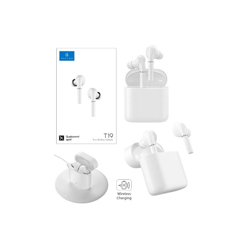 AURICOLARI BLUETOOTH XIAOMI HAYLOU T19 BIANCO