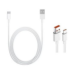 CAVO XIAOMI USB/ TYPE-C DATA CABLE 5A 1MT BIANCO