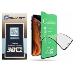 PELLICOLA CERAMIC SAMSUNG GALAXY A12 SM-A125, A12 NACHO SM-A127 - TRASPARENTE CON BORDINO NERO