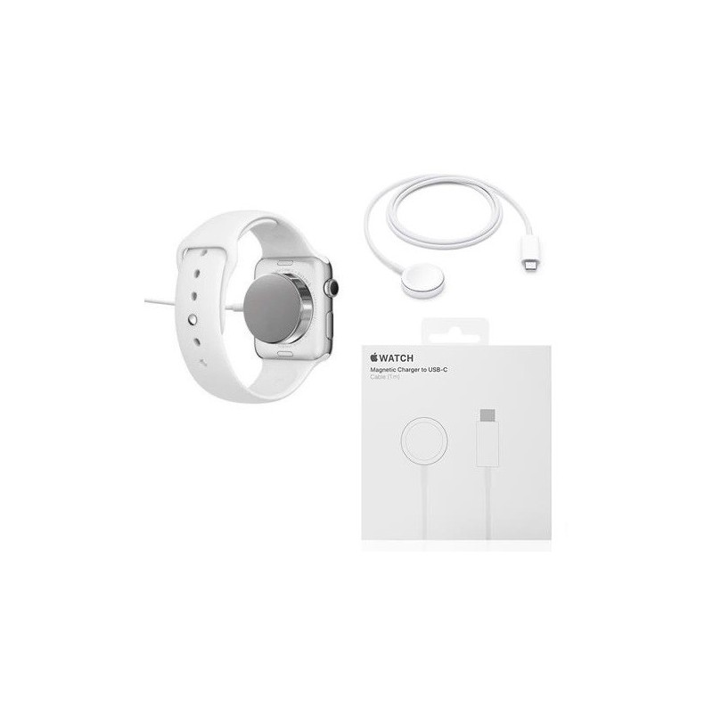 CAVO TYPE-C MAGNETICO APPLE WATCH BIANCO 1MT (MX2H2ZM/A)