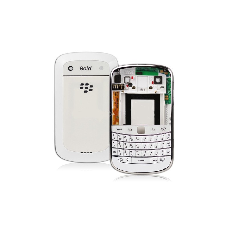 GUSCIO COMPLETO BLACKBERRY 9900 BIANCO