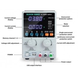 REGOLATORE DI TENSIONE 30V 5A SUGON 3005D