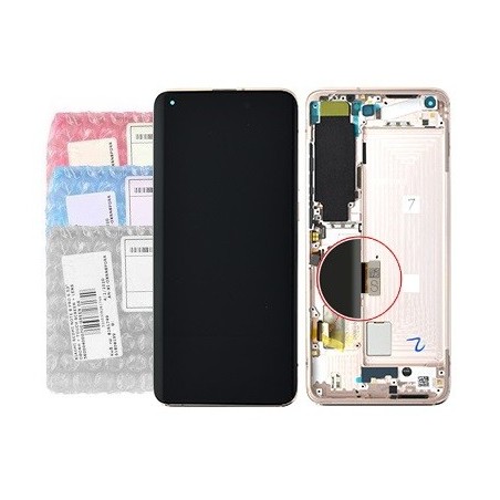 DISPLAY XIAOMI MI 10 PRO 5G ALPINE WHITE (BIANCO) W/F - FLAT VERSIONE TIPO S