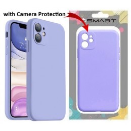 COVER PROTEZIONE APPLE IPHONE 11 - SILICONE LAVANDA (CON PROTEZIONE FOTOCAMERA)