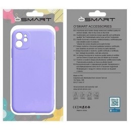 COVER PROTEZIONE APPLE IPHONE 11 - SILICONE LAVANDA (CON PROTEZIONE FOTOCAMERA)