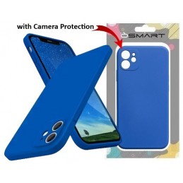 COVER PROTEZIONE APPLE IPHONE 11 - SILICONE BLU (CON PROTEZIONE FOTOCAMERA)