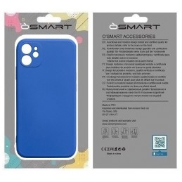 COVER PROTEZIONE APPLE IPHONE 11 - SILICONE BLU (CON PROTEZIONE FOTOCAMERA)