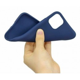 COVER PROTEZIONE APPLE IPHONE 11 - SILICONE BLU (CON PROTEZIONE FOTOCAMERA)