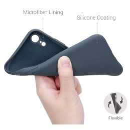 COVER PROTEZIONE APPLE IPHONE 11 - MAGSAFE SILICONE NERO (CON PROTEZIONE FOTOCAMERA)