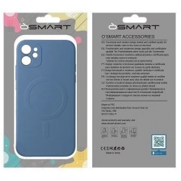 COVER PROTEZIONE APPLE IPHONE 11 - MAGSAFE SILICONE BLU (CON PROTEZIONE FOTOCAMERA)