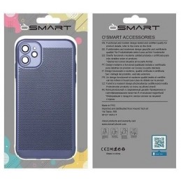 COVER PROTEZIONE APPLE IPHONE 11 - TRASPIRANTE TPU BLU (CON PROTEZIONE FOTOCAMERA)