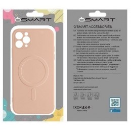 COVER PROTEZIONE APPLE IPHONE 11 - MAGSAFE SILICONE ROSA (CON PROTEZIONE FOTOCAMERA)