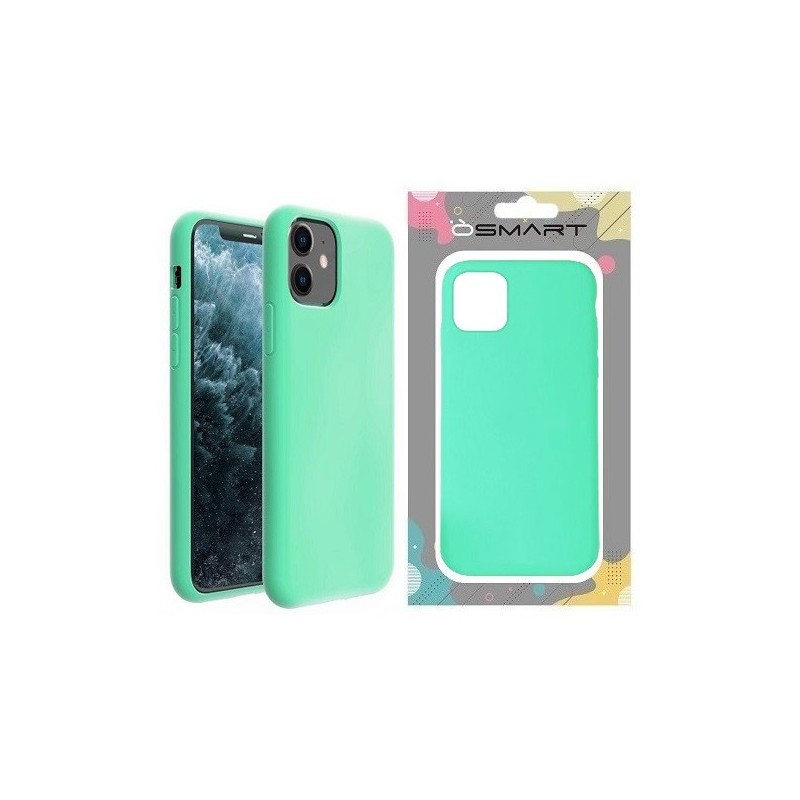 COVER PROTEZIONE APPLE IPHONE 11 - SILICONE VERDE MENTA