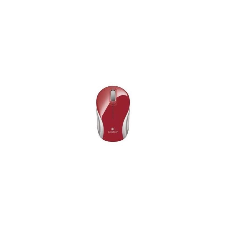 MOUSE WIRELESS LOGITECH M187 USB ROSSO