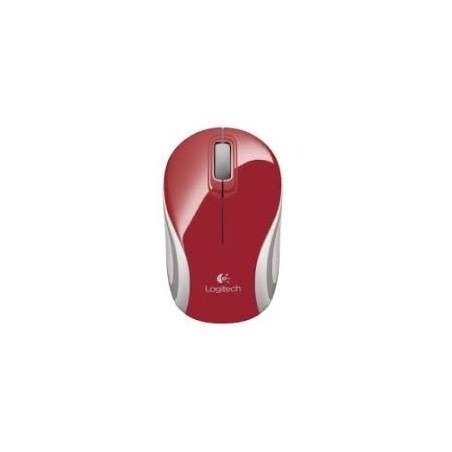 MOUSE WIRELESS LOGITECH M187 USB ROSSO