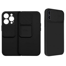 COVER PROTEZIONE APPLE IPHONE 11 - SLIDE SILICONE NERO