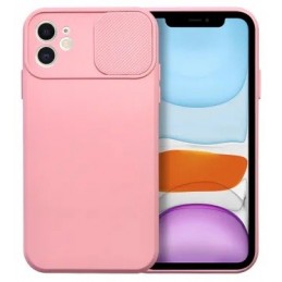 COVER PROTEZIONE APPLE IPHONE 11 - SLIDE SILICONE ROSA