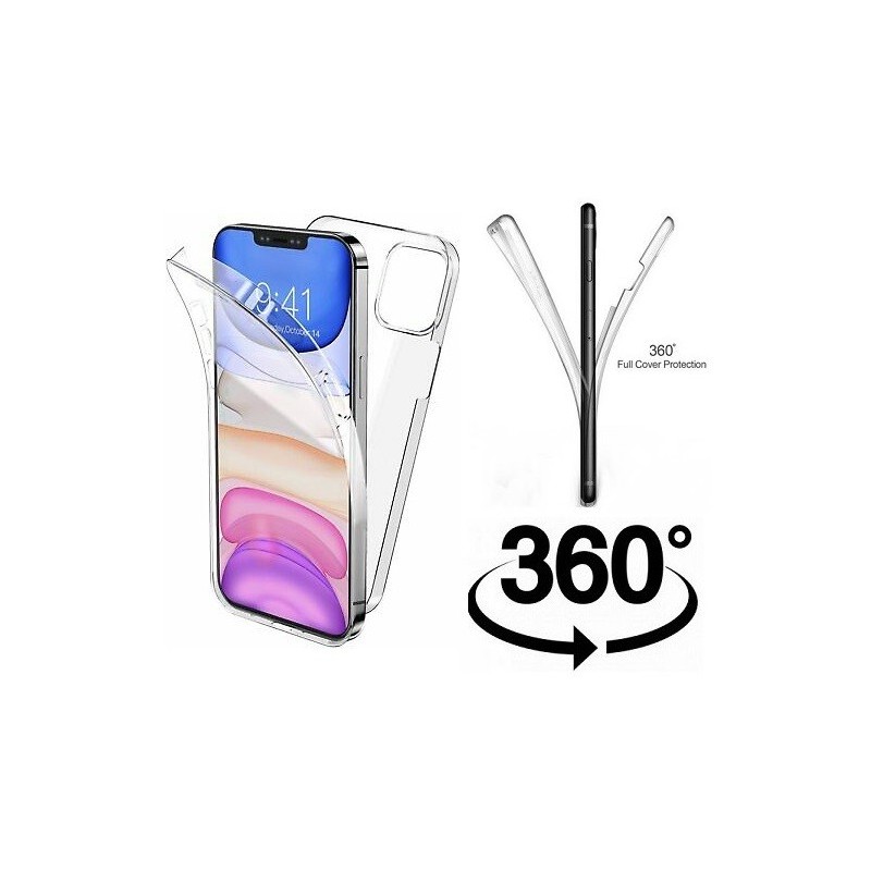 COVER PROTEZIONE APPLE IPHONE 12 - TPU FRONTE RETRO TRASPARENTE COVER PROTEZIONE APPLE IPHONE 12 - TPU FRONTE RETRO TRASPARENTE