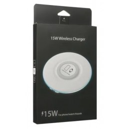 BASE DI RICARICA INDUTTIVA WIRELESS FAST CHARGER 15W MT30 COLORE NERO