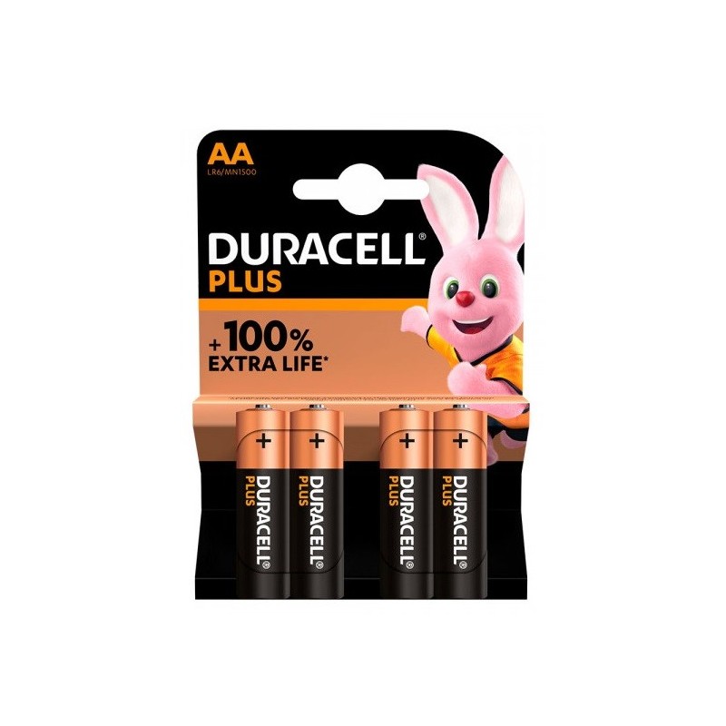 BATTERIA STILO AA DURACELL LR6 (CONF. 4PZ)