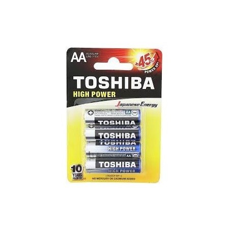 BATTERIA STILO AA TOSHIBA LR6 (CONF. 4PZ)