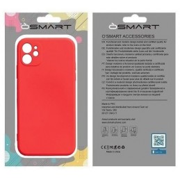 COVER PROTEZIONE APPLE IPHONE 11 PRO - SILICONE ROSSO (CON PROTEZIONE FOTOCAMERA)