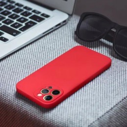 COVER PROTEZIONE APPLE IPHONE 11 PRO - SILICONE ROSSO (CON PROTEZIONE FOTOCAMERA)