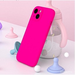 COVER PROTEZIONE APPLE IPHONE 11 PRO MAX - SILICONE FUCSIA (CON PROTEZIONE FOTOCAMERA)