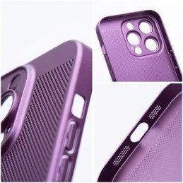 COVER PROTEZIONE APPLE IPHONE 11 PRO MAX - TRASPIRANTE TPU VIOLA (CON PROTEZIONE FOTOCAMERA)