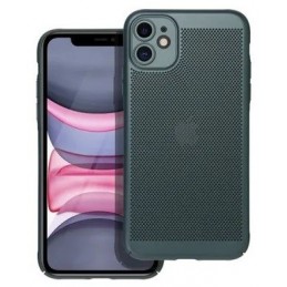 COVER PROTEZIONE APPLE IPHONE 11 PRO MAX - TRASPIRANTE TPU VERDE (CON PROTEZIONE FOTOCAMERA)