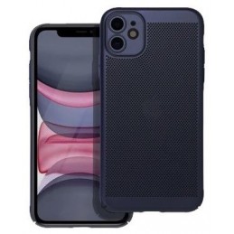 COVER PROTEZIONE APPLE IPHONE 11 PRO MAX - TRASPIRANTE TPU BLU (CON PROTEZIONE FOTOCAMERA)