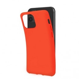 COVER PROTEZIONE APPLE IPHONE 11 PRO MAX - SILICONE ARANCIONE