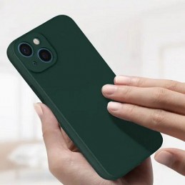 COVER PROTEZIONE APPLE IPHONE 11 PRO MAX - SILICONE VERDE MILITARE (CON PROTEZIONE FOTOCAMERA)