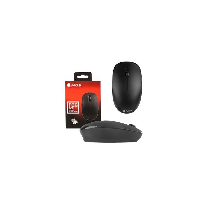 MOUSE WIRELESS NGS USB COLORE NERO