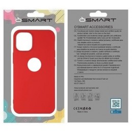 COVER PROTEZIONE APPLE IPHONE 11 PRO MAX - SOFT SILICONE ROSSO (CON FORO PER IL LOGO)